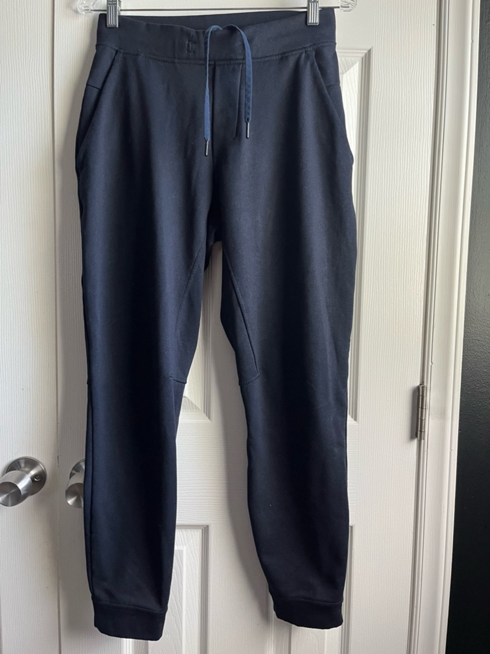Lululemon Men’s Navy Blue Fleece Joggers Size Small